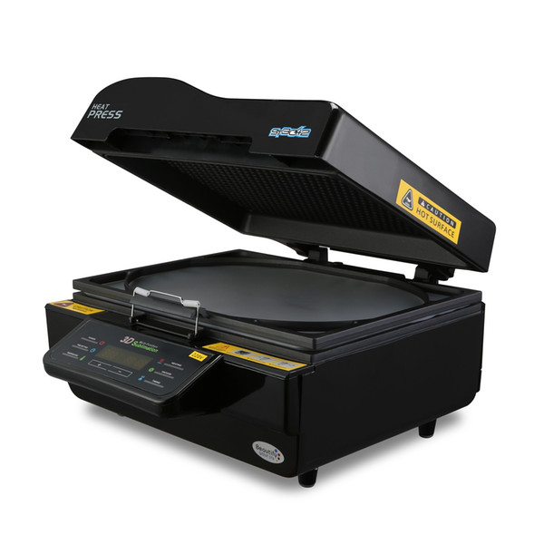 Fast Shipping 3D Vacuum Sublimation Heat Press Transfer Machine Printer Phone Case/Plate/Mug Black