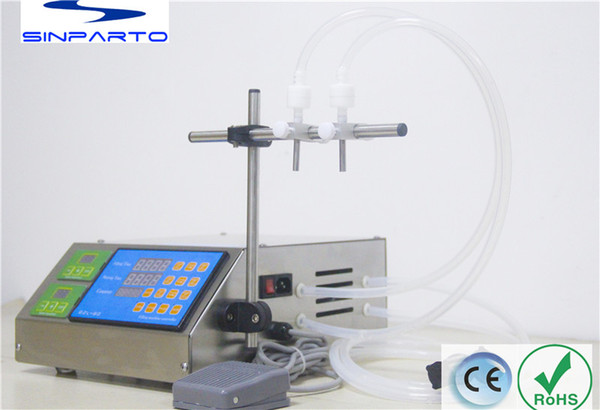 Sinparto CE, RoHS.water bottle filler with 2 nozzles liquid filling machine,range 1-3500ml/min each head,olive oil filler for Small business
