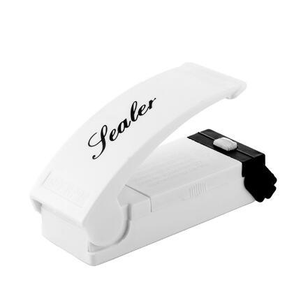 Portable Mini Heat Sealing Machine Food Bag Package Sealer Capper Sealing Tool Bag Clips Household Multifunction Kitchen Tool