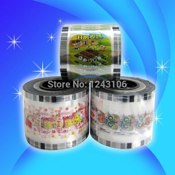 Manual cup sealing machine film PP/PE/EVA film,cup sealing fim, customized film,can print LOGO,bottle sealing film,Min order 6 rolls/box