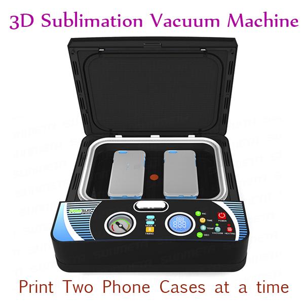 ST-2030 Smart 3D Vacuum Heat Press Machine Phone Cases Sublimation Heat Transfer Machine For Two Phone Case 400W 110V 220V