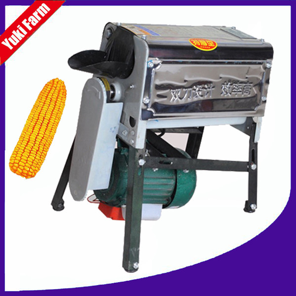 Corn thresher household small maize shelling machine electric 220v corn maize threshing machine corn maize sheller stainless steel