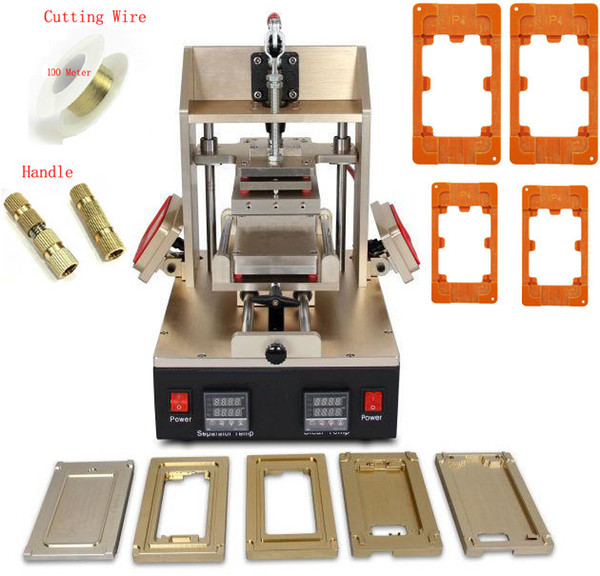 2016 New LCD Repair Machine For Samsung Middle Bezel Split / iPhone Frame Laminator / Vacuum LCD Separator / Glue Remover / Preheater