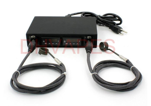 Wholesale Cheap E-nail Box Double PID TC Electric Nail Coil for dabbing heater Coils 16 20 mm domeless with titanium nail Carb Cap