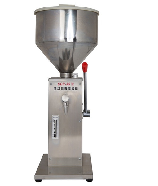 Manual Food filling machine 1-50ml hand pressure stainless Cosmetics paste dispensing liquid packing machine sold cream machine