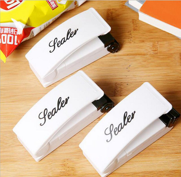 Mini Pocket Size Home Sealing Machine Snacks Bag Sealer Heat Sealer Vacuum Resealer Portable Bag Cilps handy Sealing Machine