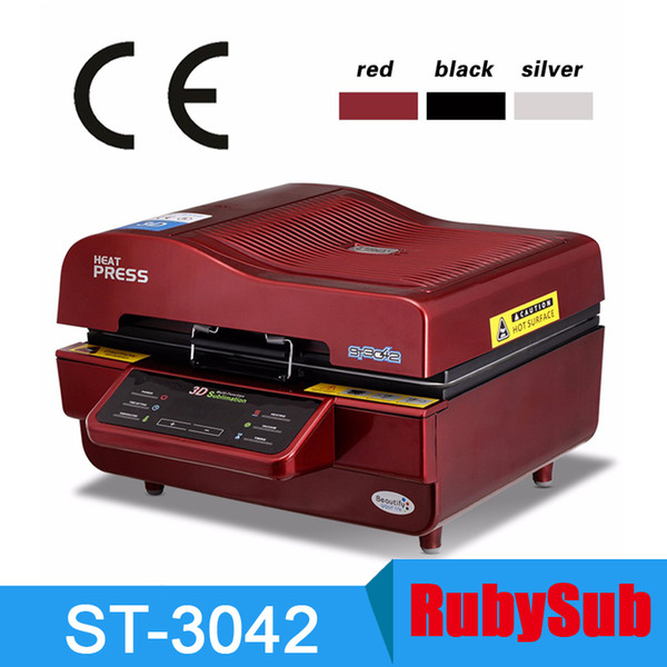 ST-3042 3D Vacuum Press Machine Heat Press Printer 3D Sublimation Heat Press Machine for Cases Mugs Plates Glasses