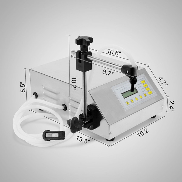 Digital Control Pump Drink Water Liquid Filling Machine GFK-160 5-3500ml