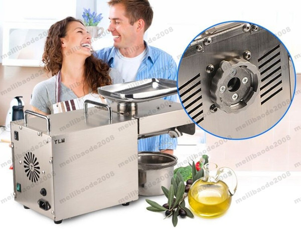 2017 NEW Automatic Olive Oil Press Machine Nuts Seeds Oil Presser Pressing Machine All Stainless Steel 110/220V MYY