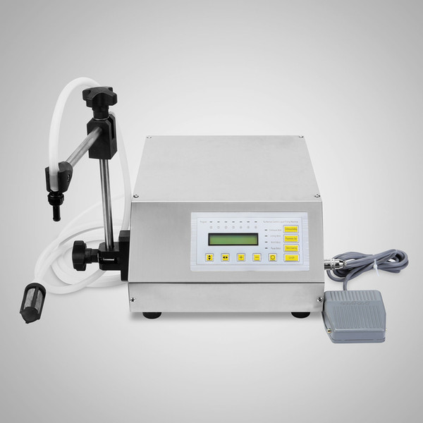 2ML-3500ML Liquid Filling Machine New GFK-160 2ML-3500ML Digital Control Pump Filler Heat Protect PVC Plastic Automatic Filling Machine