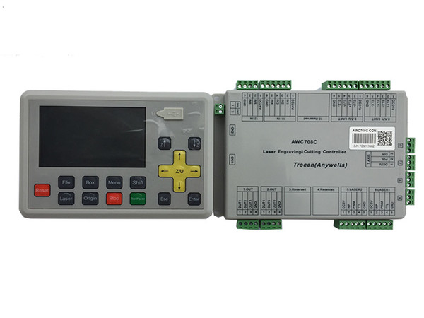 awc708c laser control system for Co2 laser engrave cut machine .laser mainboard and Controller For Carbon Dioxide Laser