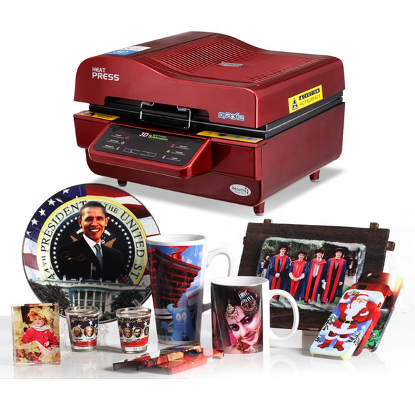 3D Multifunctional Sublimation Heat Press Machine/3D Vacuum Sublimation Heat Transfer Machine/Iphone case Vacuum Press A3 size Fast shiping