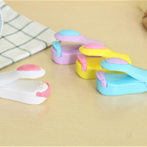Magnetic Bottom Portable Mini Heat Sealing Machine Impulse Sealer Seal Packing Plastic Bags Vacuum Food Sealer Mini (batteries Not included)
