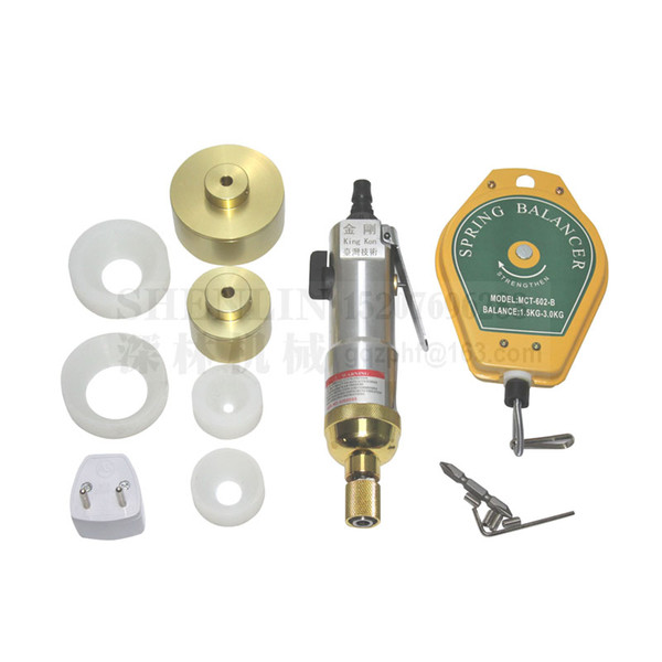Pneumatic bottle capping machine, hand held screwing capping machine, manual capping machine, aircrew driver bottle capper tools