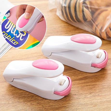 Portable Mini Plastic Bag Sealer Hand Pressure Heat Sealing Tool Vacuum Helper Kichen Gadgets