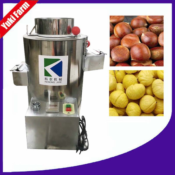 automatic chestnut peeling machine small chestnut peeler commercial chestnut shelling machine electric 220v chesnut peeler stainless steel