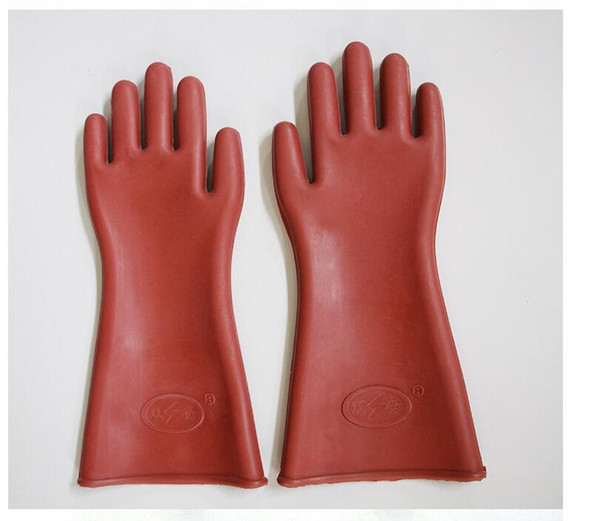 High Force Rebound, Waterproof Insulation, Flexible High Voltage Insulation 12kv Protective Gloves Electric Gloves, Electrician Gloves