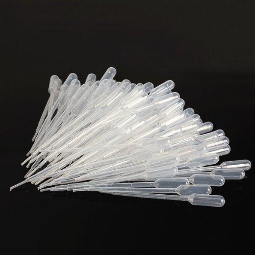 Plastic Transfer Pipettes, Disposable Graduated Transfer Pipettes Pipetting for School Lab 1ml 2ml 3ml 5ml 10ml,Pack of 100