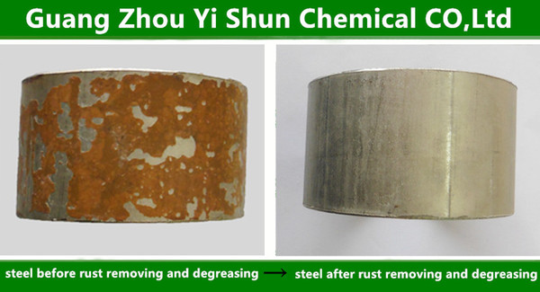 Metal surface treatment agent chemical solution/liquid steel degreasing and rust removal agent environmental protection and not corrosive