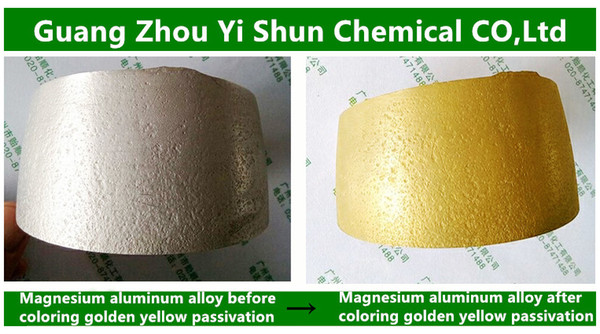 magnesium alloy golden yellow passivation agent/magnesium material antioxidant/metal surface passivation agent/yellow passivation liquid