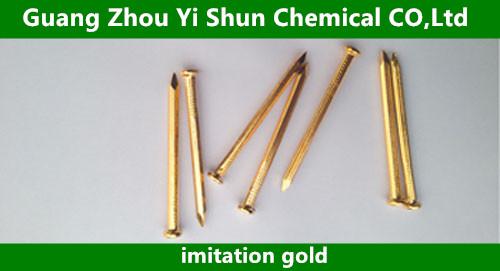 Zinc coating imitation gold agent/Layer closure treatment/Environmental protection free of cyanide zinc plate imitation gold water