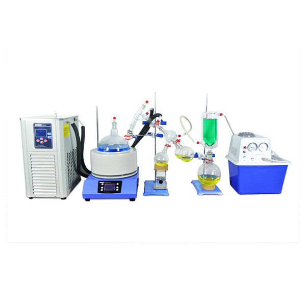 ZZKD 5L Short Path Distillation Standard Set w/Vacuum Pump & Chiller