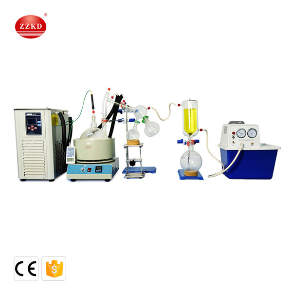 Lab Scale Small Short Path Distillation Equipment 2L Short Path Distillation Contains Cryogenic And Vacuum Pumps