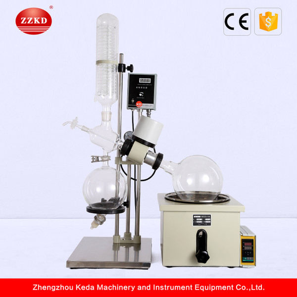 ZZKD Lab Medical 5L Rotary Evaporator Can Add of Laboratory Electric Circulating Water Vacuum Pump Combo Rotavapor Water Bath Lid