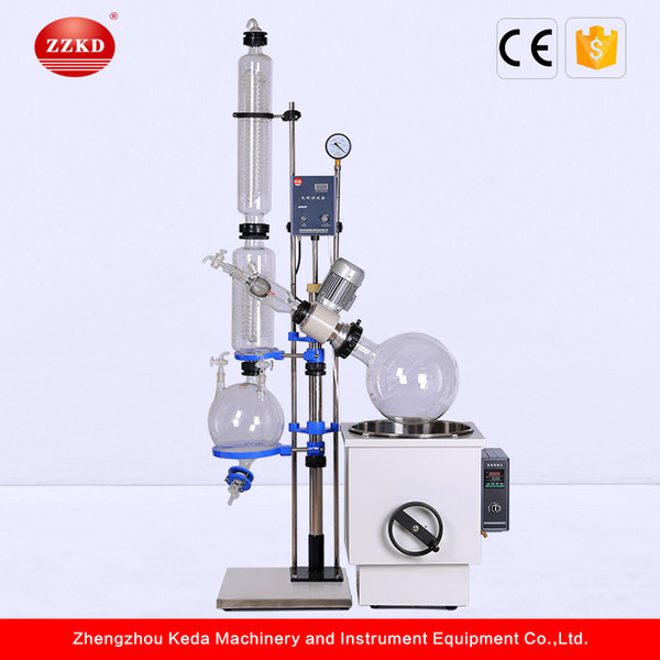 ZZKD Lab Equipment Thermal Rotary Evaporator RE1002 New Type Rotary Evaporator with Chiller and Heating Bath