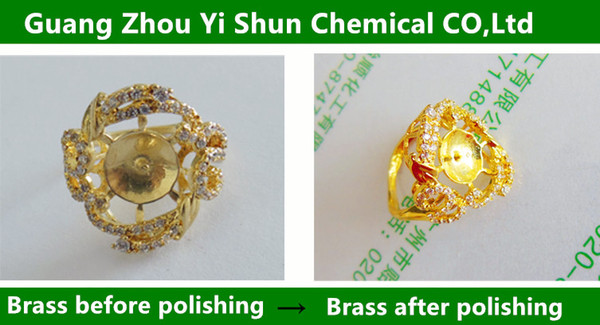 Metal surface treatment agent chemical solution/liquid environmental copper polishing agent no smog and no smell