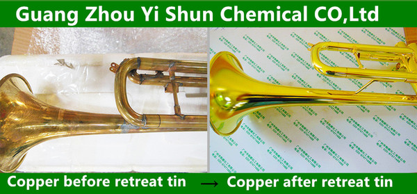 Metal surface treatment agent chemical solution / liquid the retreat tin water (copper substrate) do not hurt the substrate