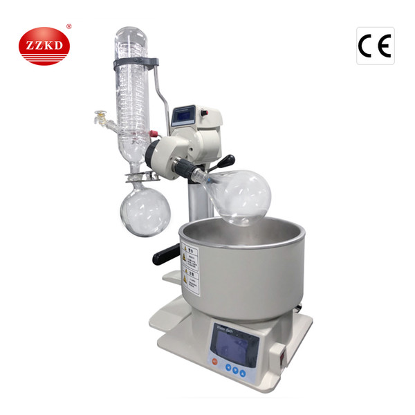 ZZKD Best New 2L Lab Rotary Evaporator Glass Motor Lift Rotary Evaporation Apparatus With Digital Water Oil Heat Bath