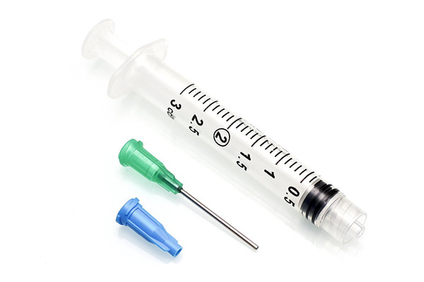 10 Pack, 3ml Syringe with Blunt Dispensing Needle and Storage Cap