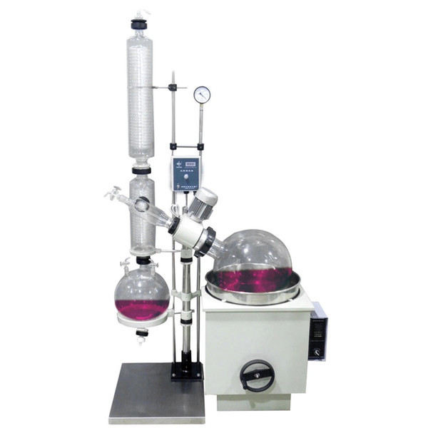 10L Rotary Evaporator Laboratory Distillation Equipment Chemical Vacuum Glass Apparatus Lab Home Scale Vacuum Distillation