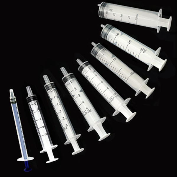 100Pcs Disposable Syringes For Accurate Measuring Hydroponics Nutrient 8 Sizes 1ml/2.5ml/3ml/5ml/10ml/20ml/30ml/50ml