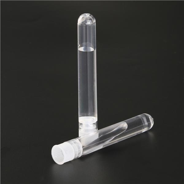 20ML 16x150mm clear plastic test tube with Push caps for scientific experiments, party, decorate the house, candy storage