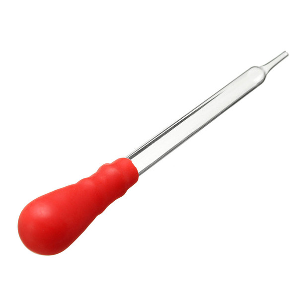 10ml Glass Pipette Pipet Dropper Medicine Laboratory Dropper With Red Rubber Head Lab Supplies 24Pcs