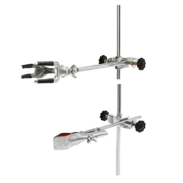 Laboratory Stands Support Lab Clamp Flask Clamp Condenser Clamp Stand Four Prong Extension