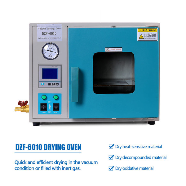 DZF-6010 8L Vacuum Drying Oven with Digital display, 0.3 Cu Ft Lab equipment and Industrial Dryer