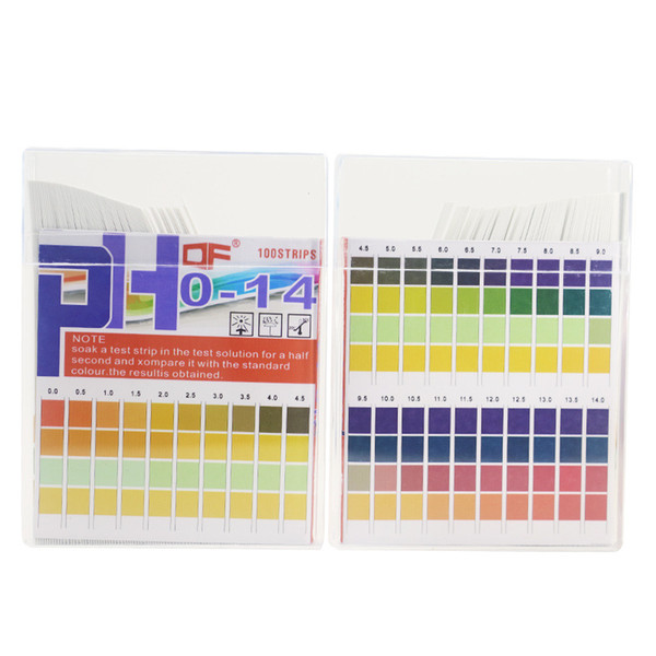 DF UNIVERSAL TEST PAPER DF TEST PAPER(universal indicator paper ph0-14) 100strips/plastic case Freeshipping