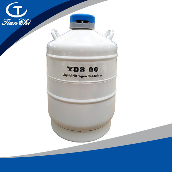 Liquid nitrogen container 20 Liter portable cryogenic cylinder semen storage tank dewar flask transport canister 20L TIANCHI manufacturer