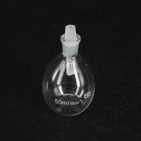 Wholesale- 50ml Glass Specific Gravity Bottle Pycnometer Class A Science Labware Medical