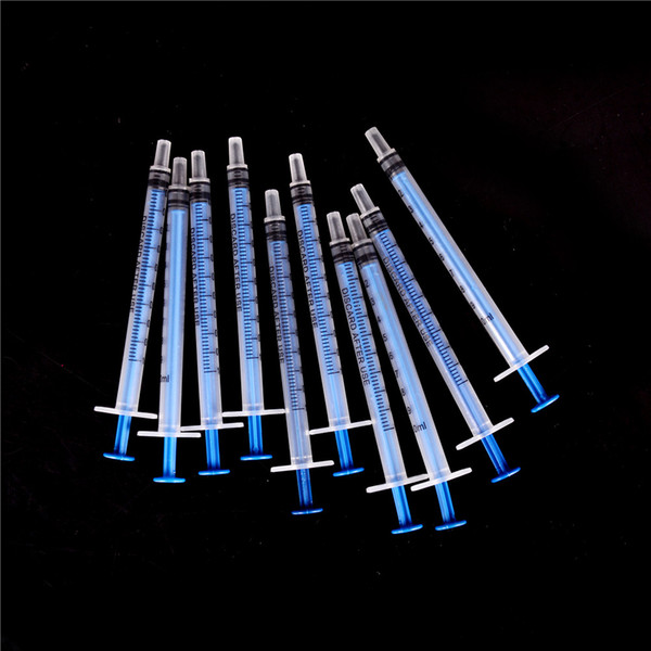 10pcs Disposable Syringe Disposable Plastic Nutrient Syringe Injector Slim Nutrient Syringe for Kitchen Cooking free shipping