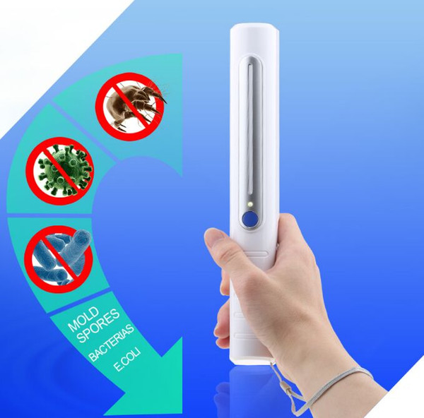 2019 NEW Traveling Sterilizer Portable UV Sanitizer Hand Wand Ultra Violet Light Kill Bacteria Germ Sterilizer with box