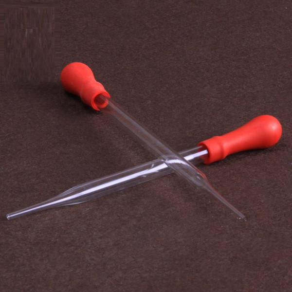 Wholesale- High quality glass rubber head dropper sucker essential oil dropper Free shipping