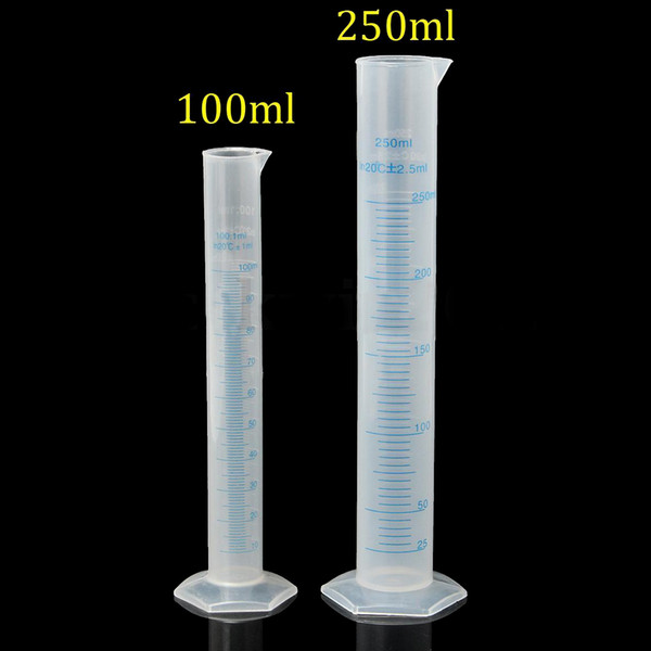 New 100/250ml Test Jar Plastic Tube For Beer and Wine Making Hydrometer Homebrew free shipping