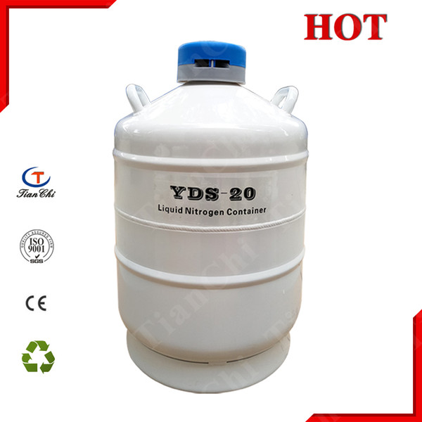 Liquid nitrogen tank 20L gas cylinder dewar flask 20 liter portable cryogenic storage container transport canister TIANCHI manufacturer