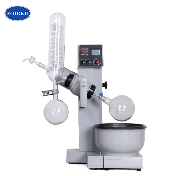 ZOIBKD High Quality 2L RE-2000B Motor Automatic Lifting Rotary Evaporator/Evaporation Apparatus for Laboratory Vacuum Distillation