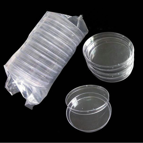 50pcs 30/60/70mm plastic petri dish with cover For Lab Plate Bacterial Yeast Scientific Supply