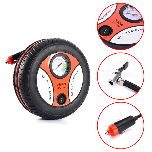 Air Pump Car Electric 12V Convenient fashion Compressor Tyre Inflator and Can Use For Automobi Bicycles Swimming Rings